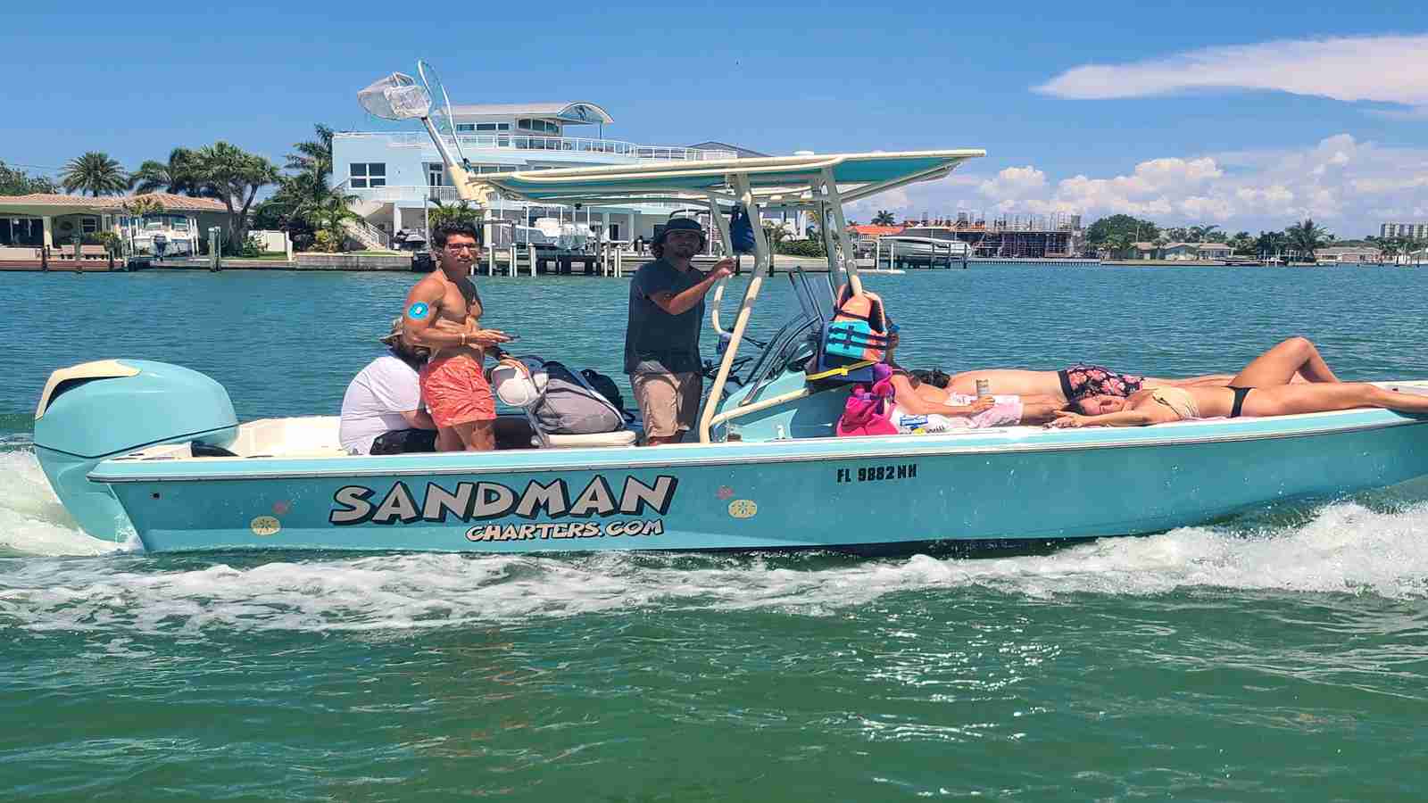 sandmanchartersjohnspass1 Johns Pass Sandbar Party Boat Tour
